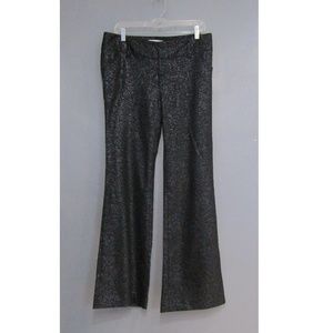 NEW Alice + Olivia Scoop Black & Silver Pants Sz 8